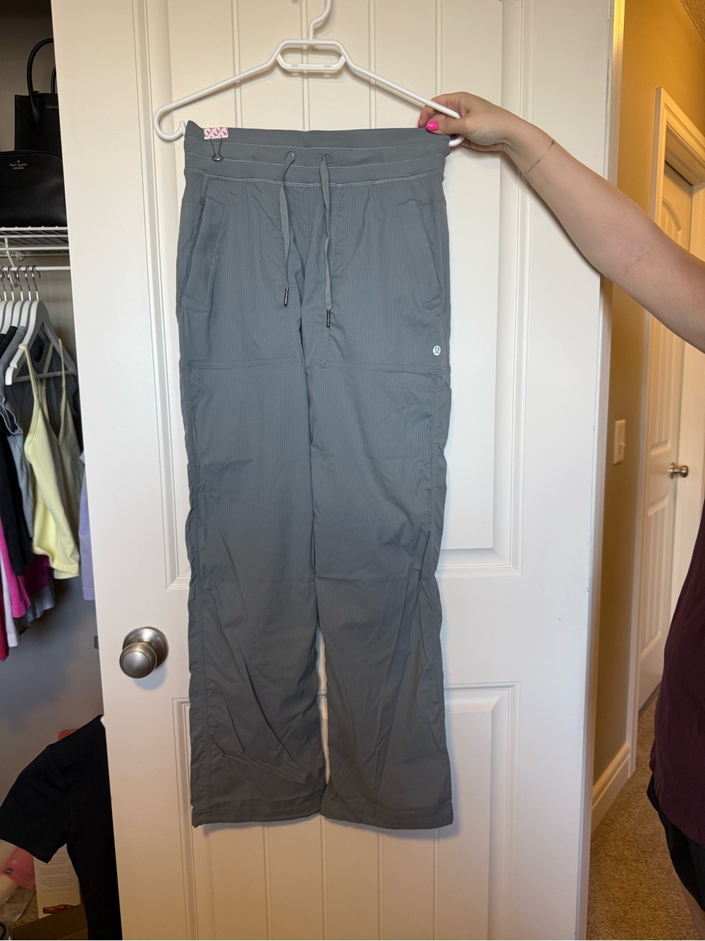 lululemon athletica Women's Gray Track Pants Joggers
